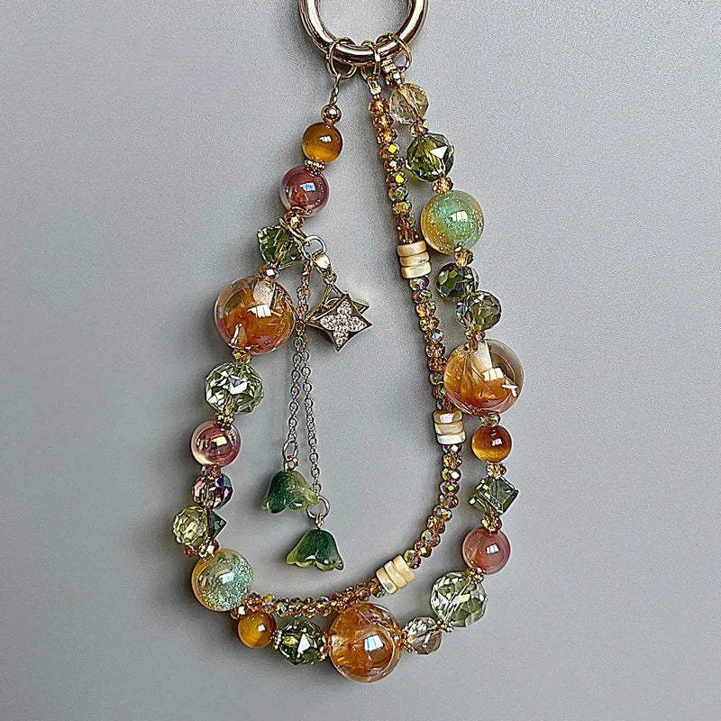 Crystal Stardust Series – Beaded Phone & Bag Charms Collection