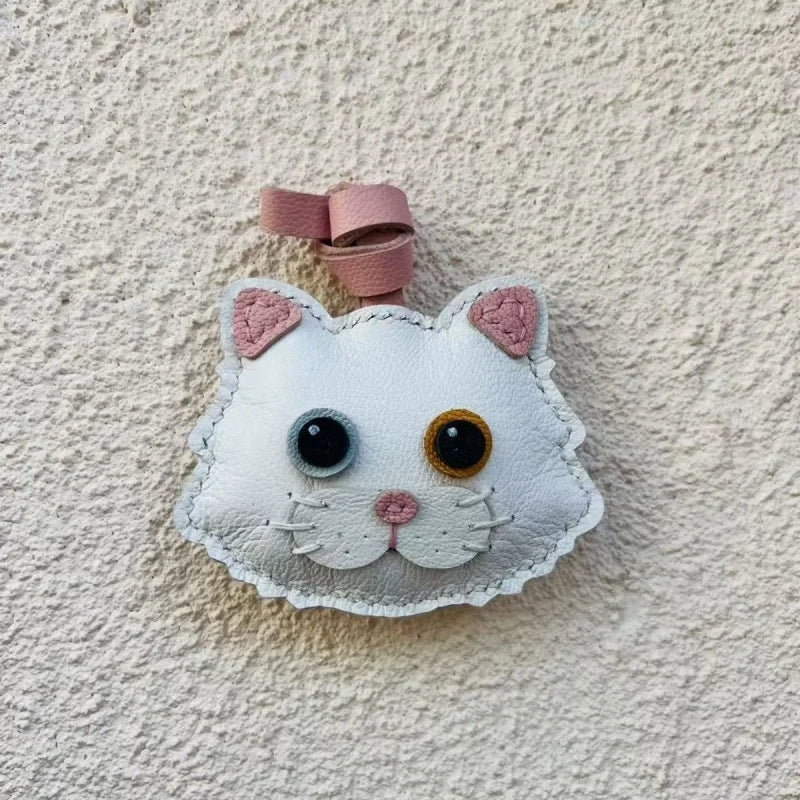 Handcrafted Leather Cat Breed Charm – British Shorthair, Ragdoll, Devon Rex & More - shewearing