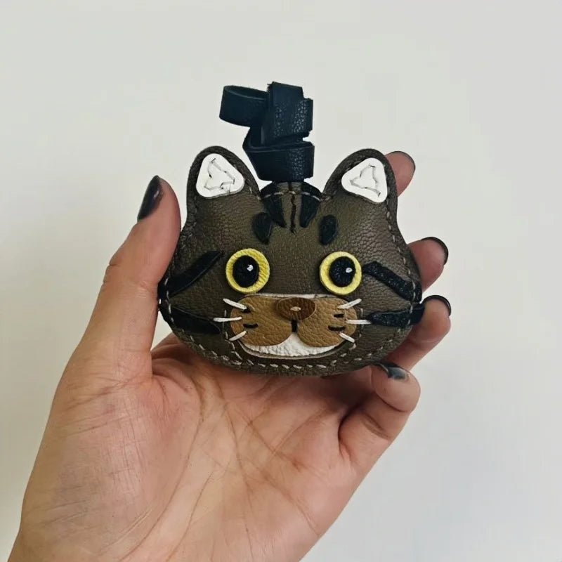 Handcrafted Leather Cat Breed Charm – British Shorthair, Ragdoll, Devon Rex & More - shewearing