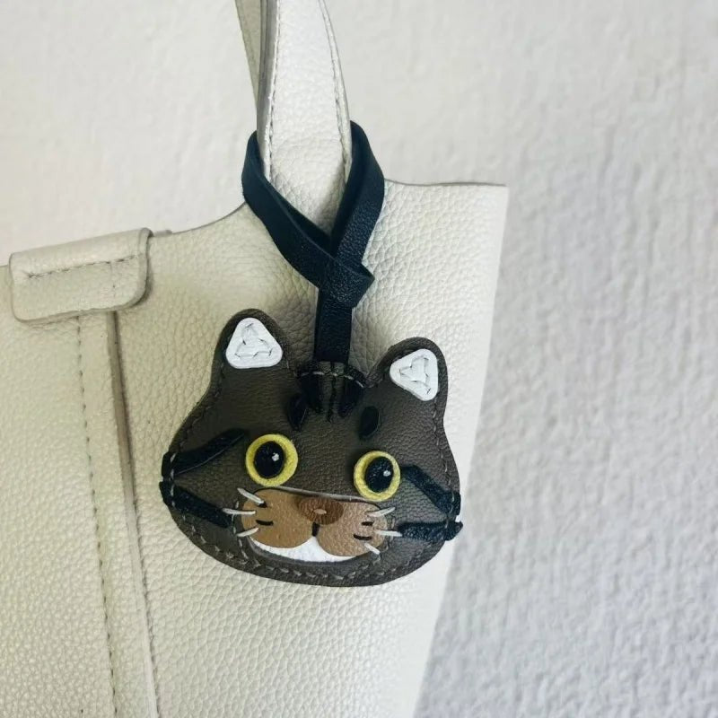 Handcrafted Leather Cat Breed Charm – British Shorthair, Ragdoll, Devon Rex & More - shewearing