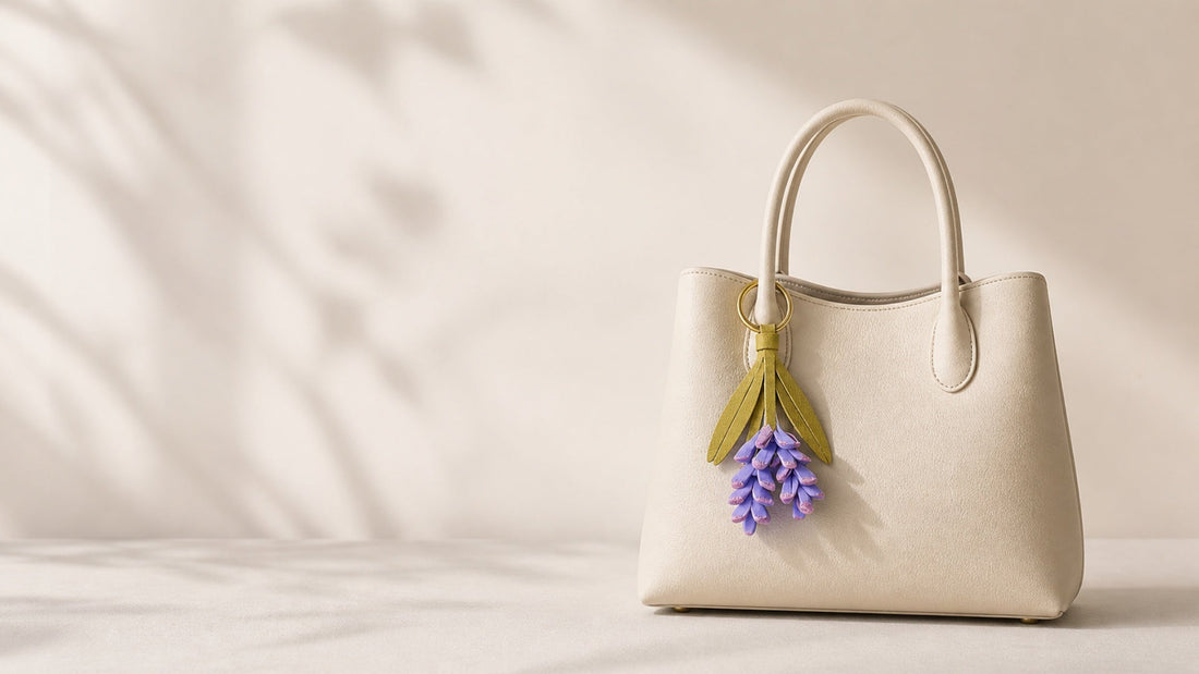 Unique Leather Bag Charms for Women | Handmade Handbag Accessories