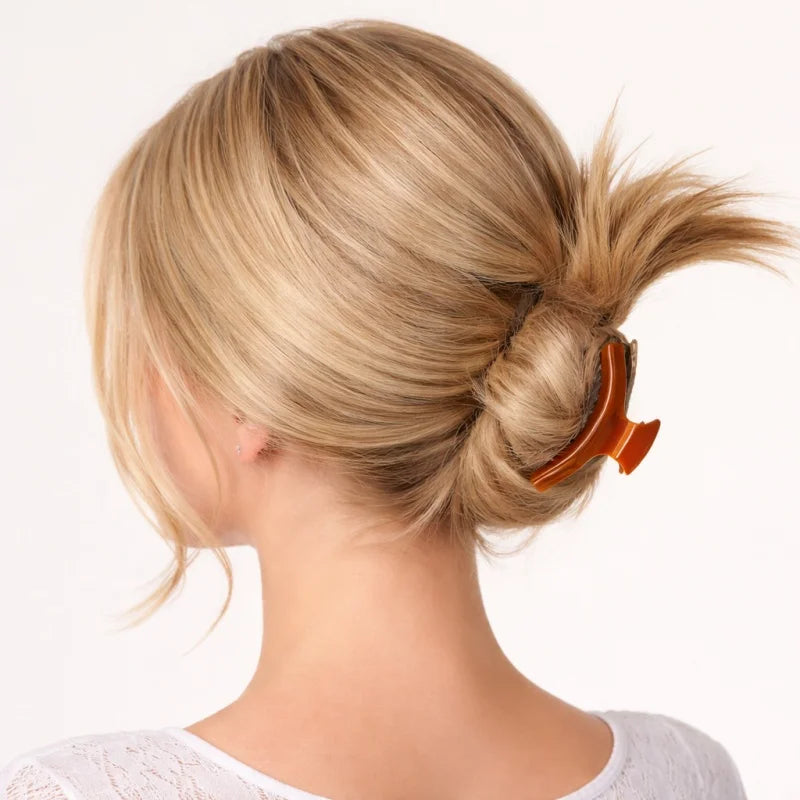 Minimalist French Acetate Hair Claw Clip – Elegant Large Hair Accessory | Strong Hold Claw Clip for Women | Smooth Finish Everyday Styling Gift for Her