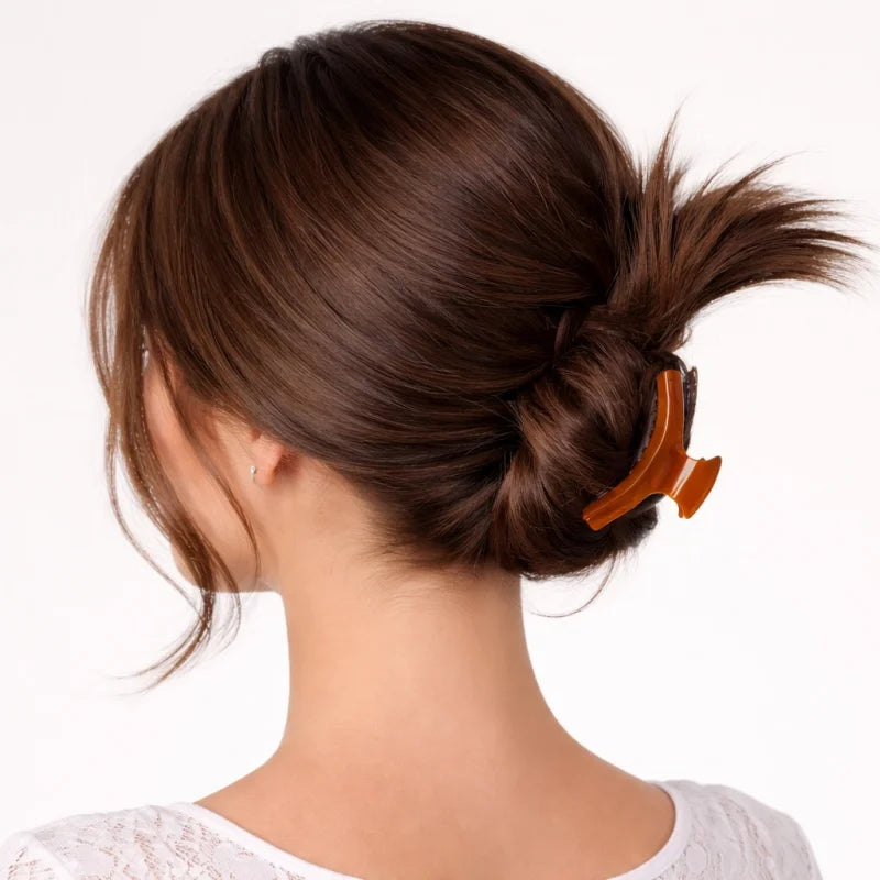 Minimalist French Acetate Hair Claw Clip – Elegant Large Hair Accessory | Strong Hold Claw Clip for Women | Smooth Finish Everyday Styling Gift for Her