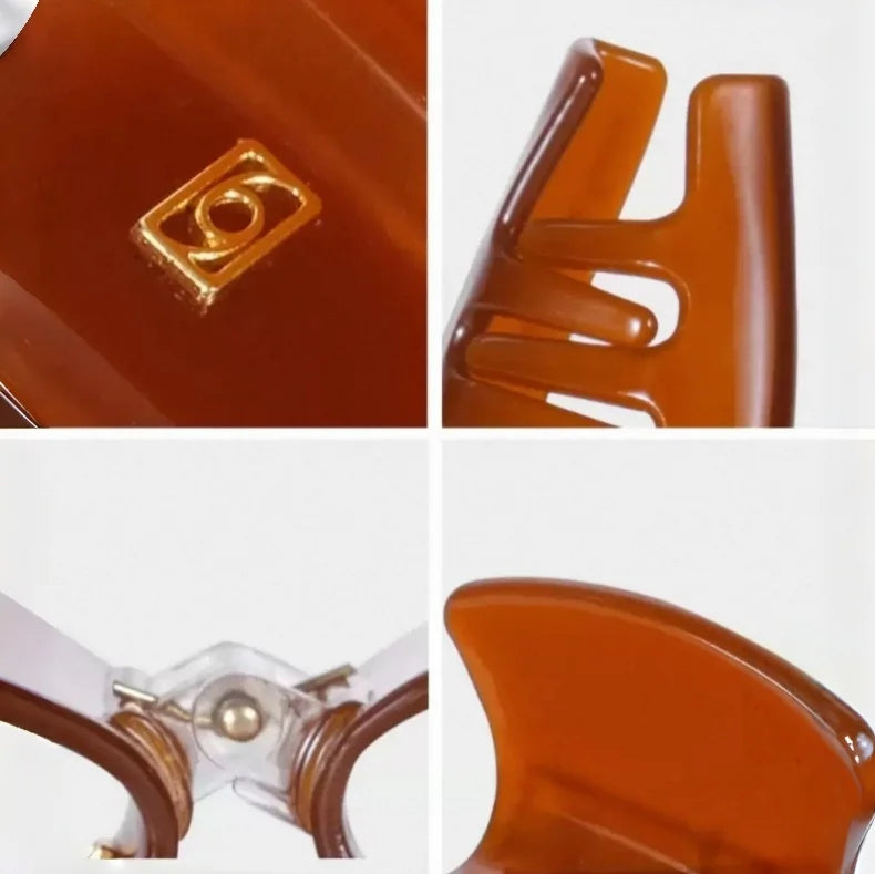 Minimalist French Acetate Hair Claw Clip – Elegant Large Hair Accessory | Strong Hold Claw Clip for Women | Smooth Finish Everyday Styling Gift for Her