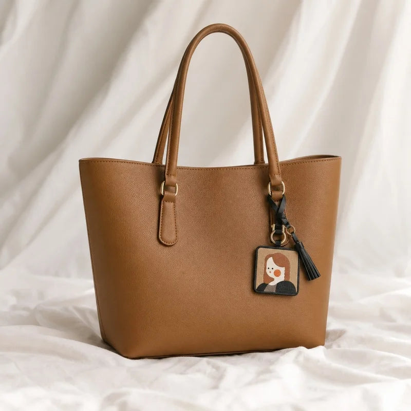 World famous paintings Artistic Charm Luxurious Leather Bag Accessory Handmade Full-Grain French Goatskin