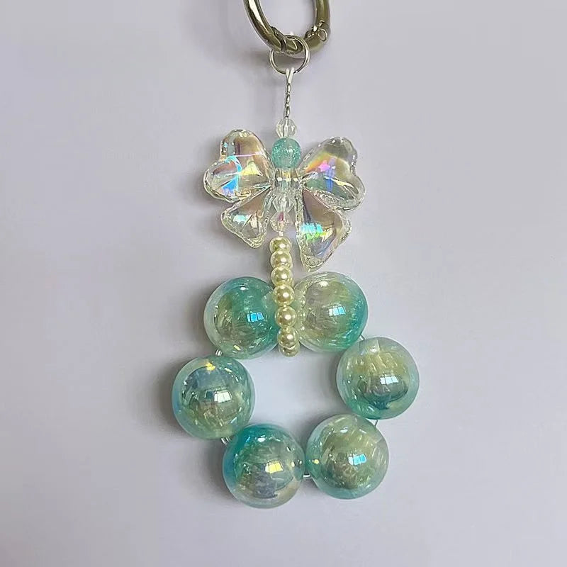 Crystal Grape Charm Series – Handmade Beaded Phone & Bag Accessories | Fruity Elegance Collection