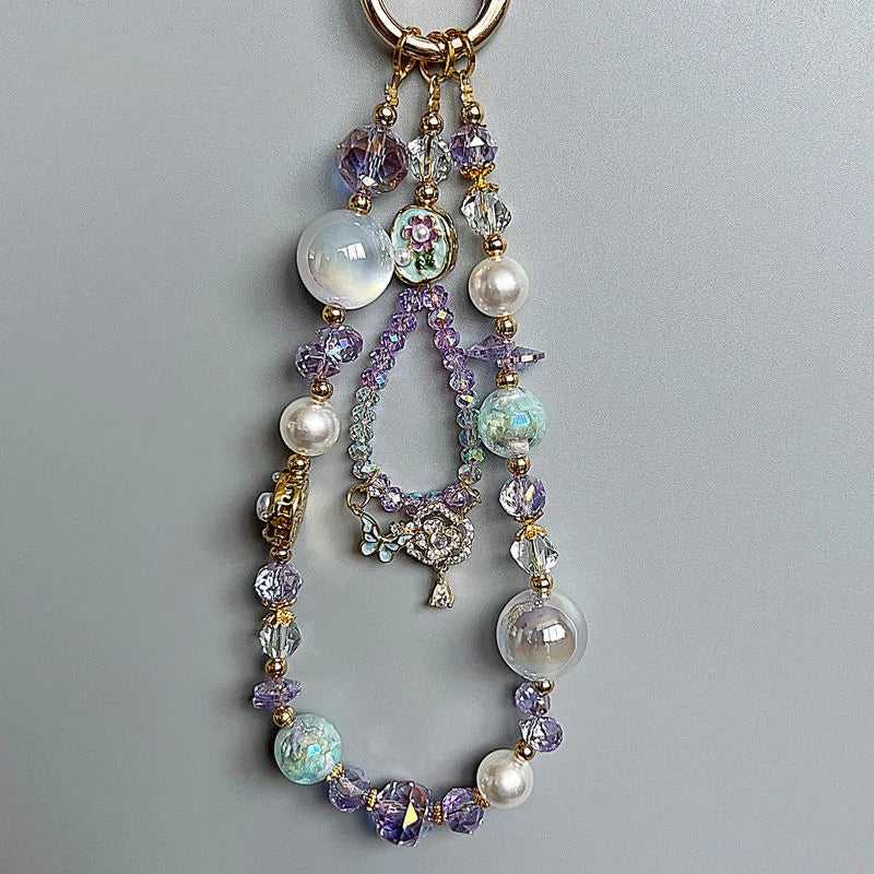 Crystal Stardust Series – Beaded Phone & Bag Charms Collection