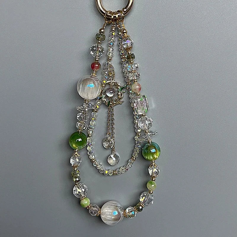 Crystal Stardust Series – Beaded Phone & Bag Charms Collection