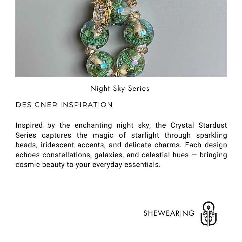 Crystal Stardust Series – Beaded Phone & Bag Charms Collection