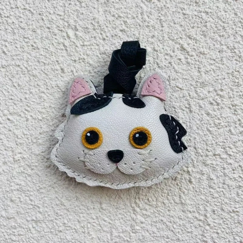 Handcrafted Leather Cat Breed Charm – British Shorthair, Ragdoll, Devon Rex & More - shewearing