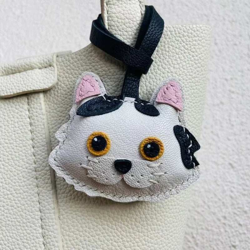 Handcrafted Leather Cat Breed Charm – British Shorthair, Ragdoll, Devon Rex & More - shewearing