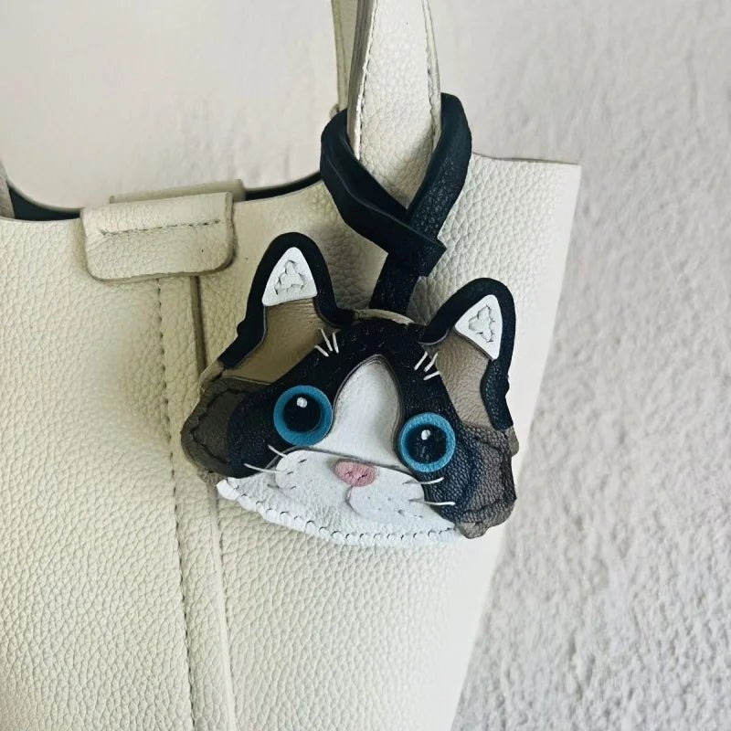 Handcrafted Leather Cat Breed Charm – British Shorthair, Ragdoll, Devon Rex & More - shewearing