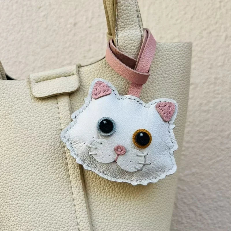 Handcrafted Leather Cat Breed Charm – British Shorthair, Ragdoll, Devon Rex & More - shewearing