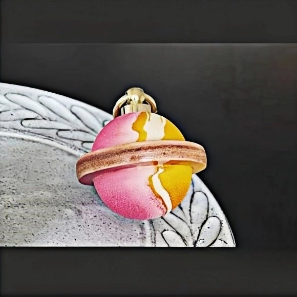 Landing Planet Bell Bag Charm Handcrafted Full - Grain Leather, Bell - Shaped Planetary Charm for Keys or Bags, Unique Gift for All - shewearing