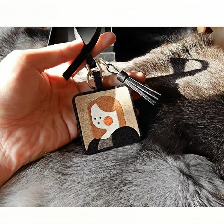World famous paintings Artistic Charm Luxurious Leather Bag Accessory Handmade Full - Grain French Goatskin - shewearing